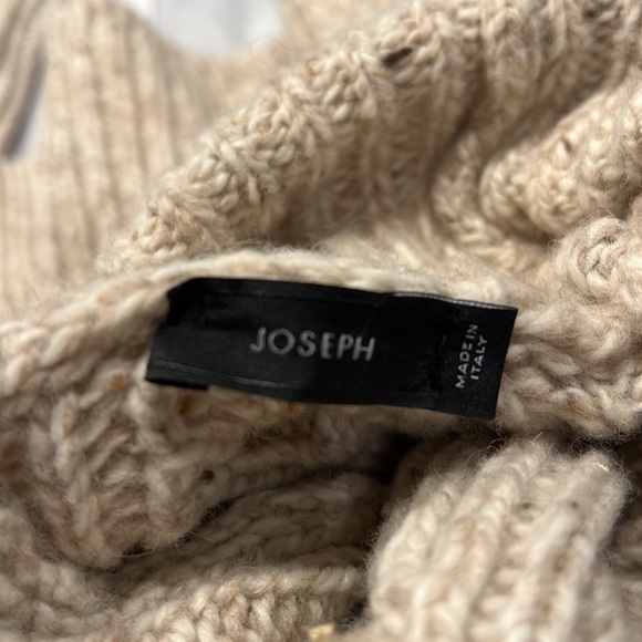 Joseph Turtleneck Ribbed Knit Split Hem Pullover Sweater Sz-S - Picture 10 of 13